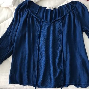 Dark blue blouse
